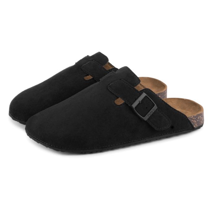 totes® Ladies PU Clog Black Extra Image 1